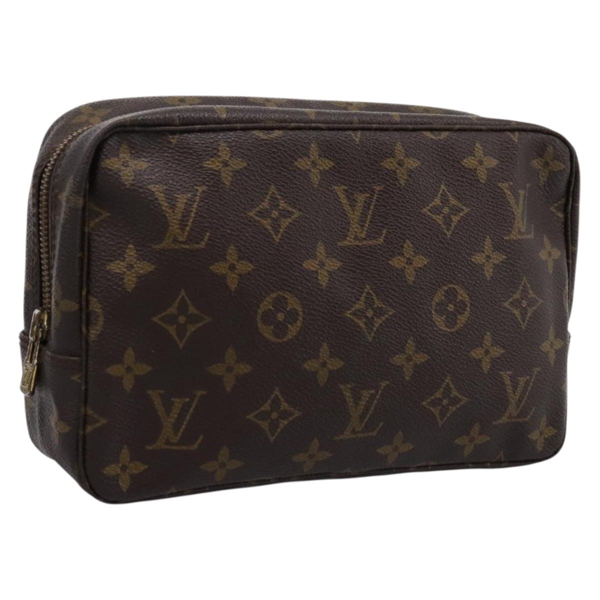 LOUIS VUITTON Monogram Trousse Toilette 23 Clutch Bag M47524 LV Auth BA15817
