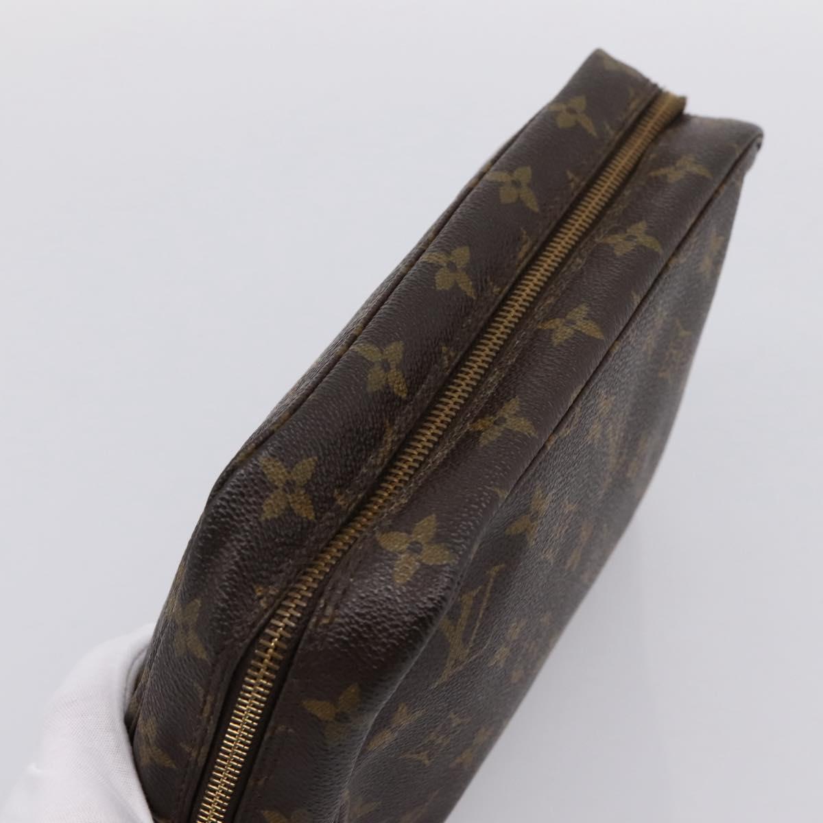 LOUIS VUITTON Monogram Trousse Toilette 23 Clutch Bag M47524 LV Auth BA15817