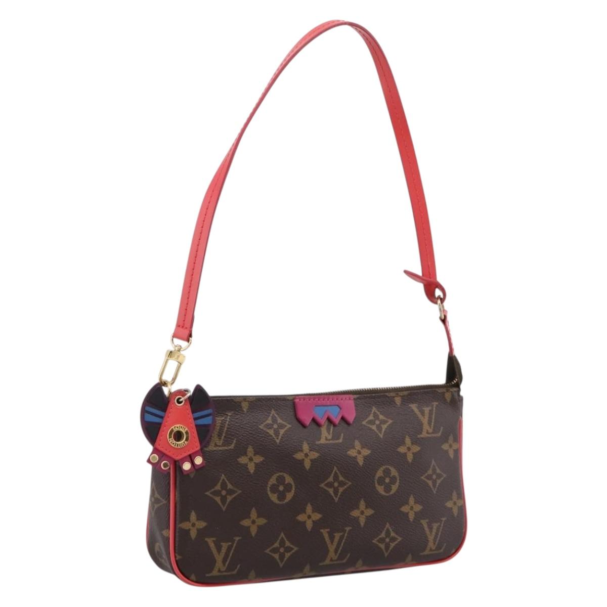 LOUIS VUITTON Monogram Totem Pochette Accessoires Pouch M41669 LV Auth BA15818V