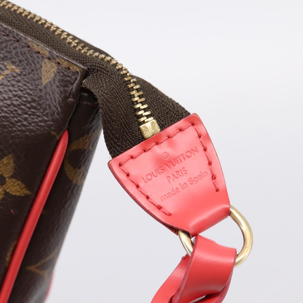 LOUIS VUITTON Monogram Totem Pochette Accessoires Pouch M41669 LV Auth BA15818V