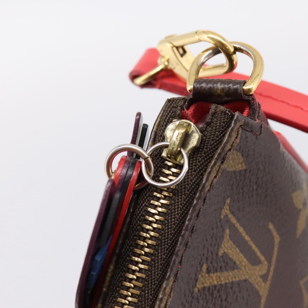 LOUIS VUITTON Monogram Totem Pochette Accessoires Pouch M41669 LV Auth BA15818V