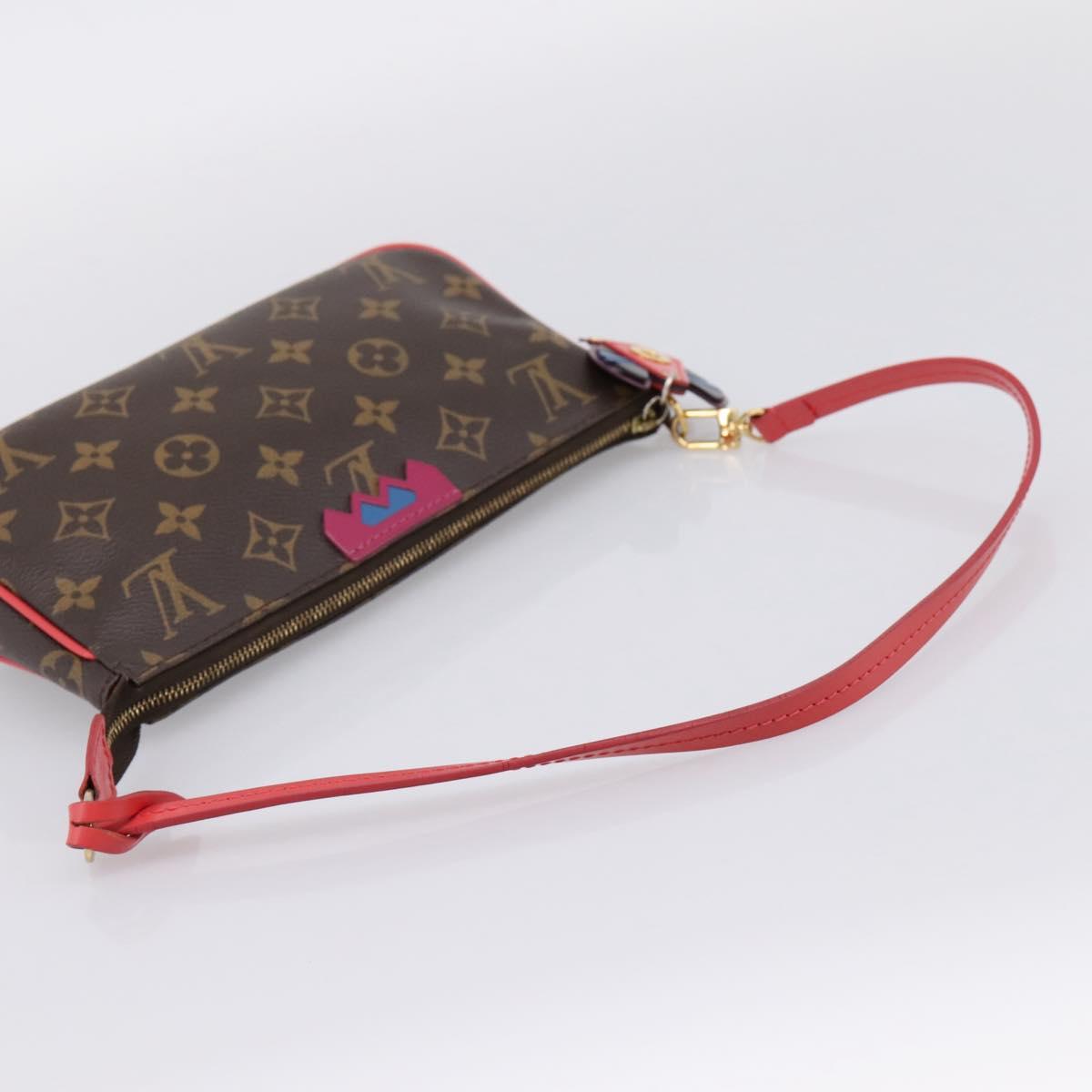 LOUIS VUITTON Monogram Totem Pochette Accessoires Pouch M41669 LV Auth BA15818V