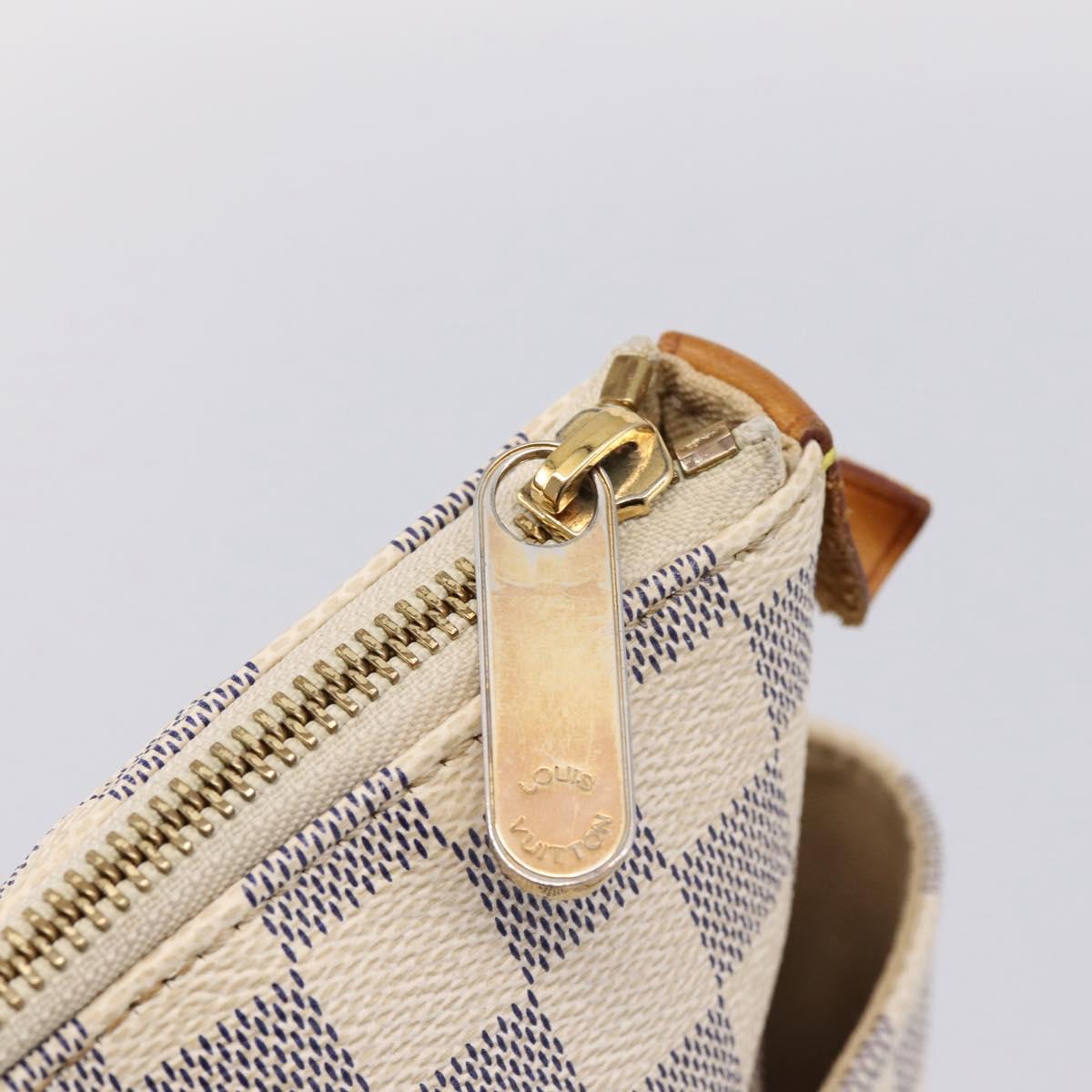 LOUIS VUITTON Damier Azur Totally PM Tote Bag N41280 LV Auth BA15820
