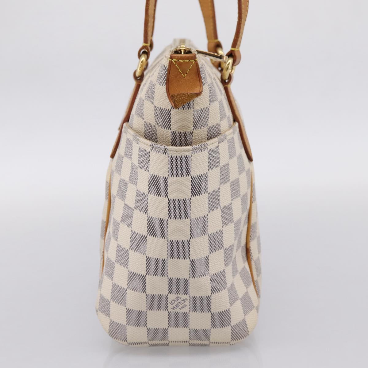 LOUIS VUITTON Damier Azur Totally PM Tote Bag N41280 LV Auth BA15820
