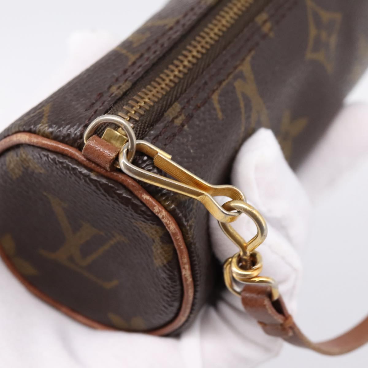 LOUIS VUITTON Monogram Papillon Pouch LV Auth BA15822