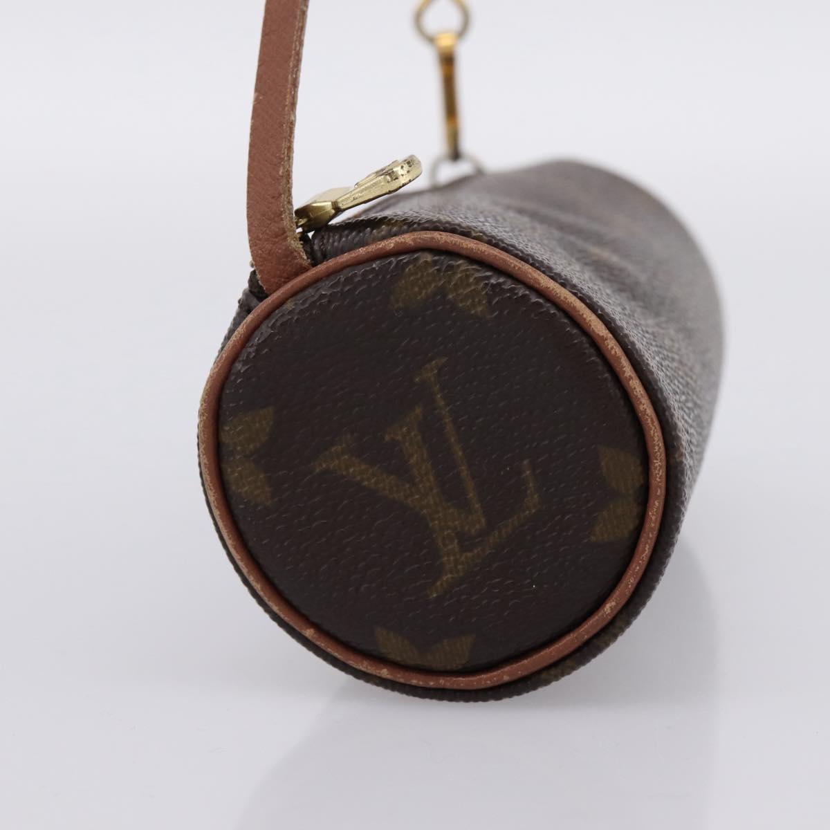 LOUIS VUITTON Monogram Papillon Pouch LV Auth BA15822