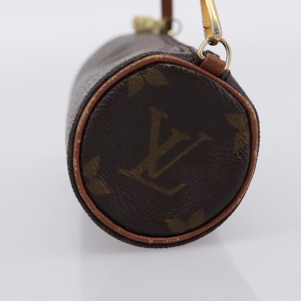 LOUIS VUITTON Monogram Papillon Pouch LV Auth BA15822