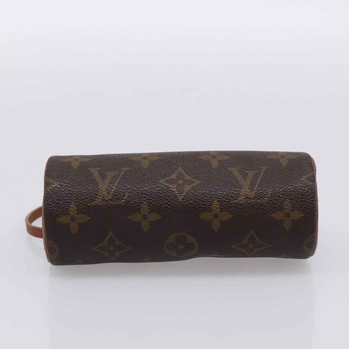 LOUIS VUITTON Monogram Papillon Pouch LV Auth BA15822