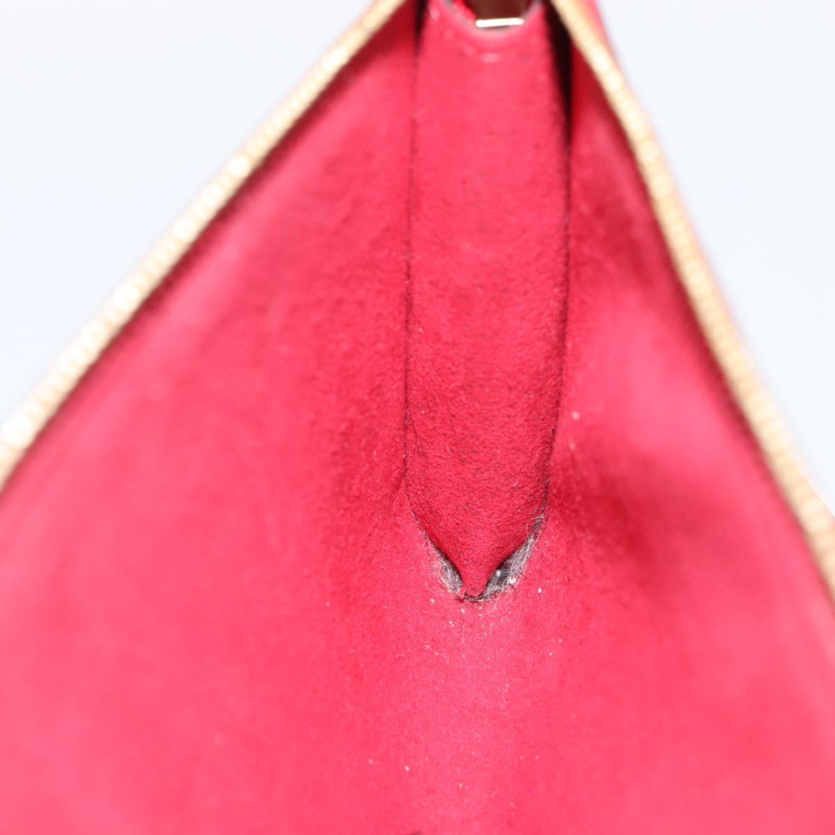 LOUIS VUITTON Epi Pochette Accessoires Pouch Red M52947 LV Auth BA15823A