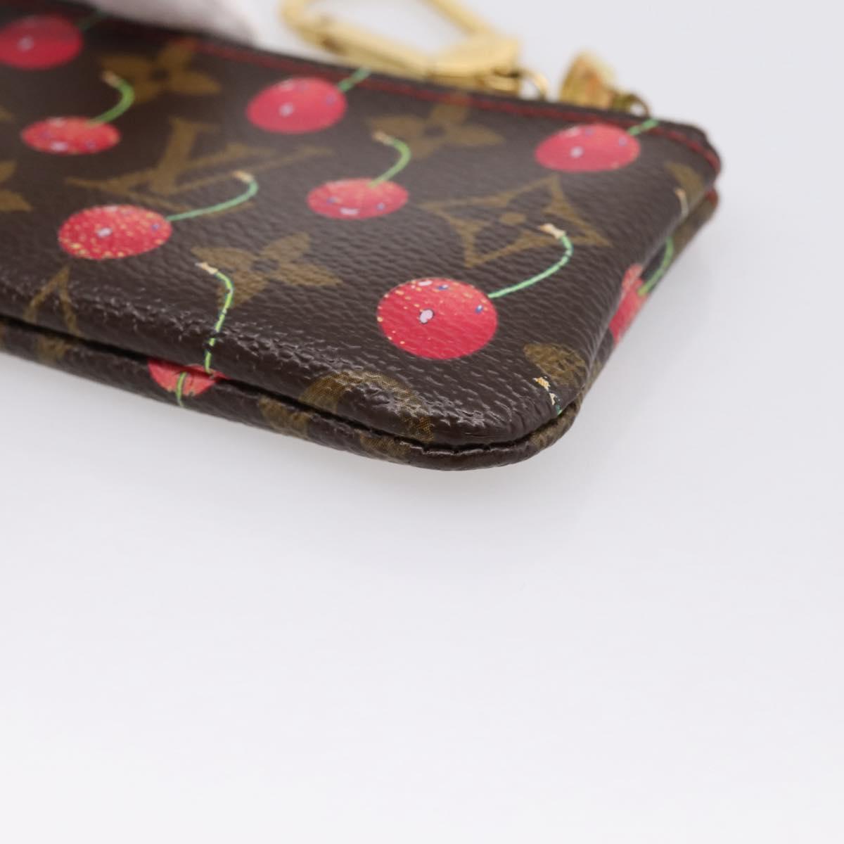 LOUIS VUITTON Monogram Cherry Pochette Cles Coin Purse M95042 LV Auth BA15824V