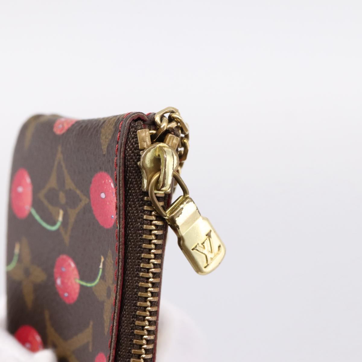 LOUIS VUITTON Monogram Cherry Pochette Cles Coin Purse M95042 LV Auth BA15824V