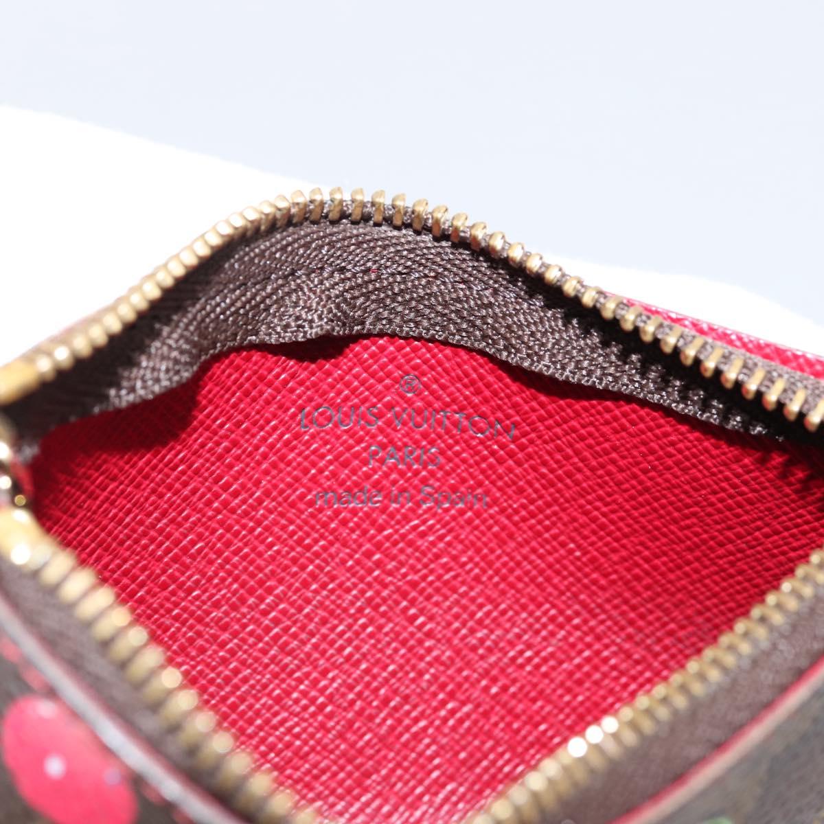 LOUIS VUITTON Monogram Cherry Pochette Cles Coin Purse M95042 LV Auth BA15824V