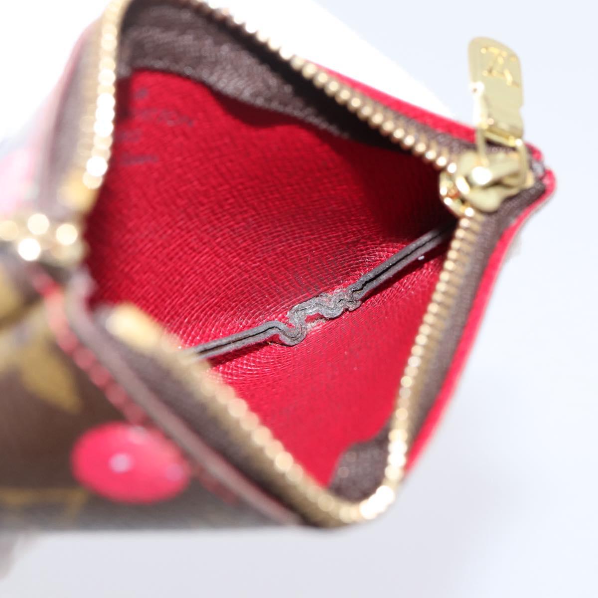 LOUIS VUITTON Monogram Cherry Pochette Cles Coin Purse M95042 LV Auth BA15824V