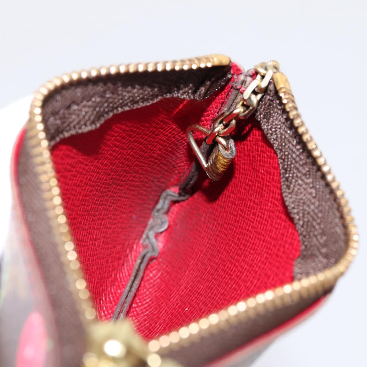 LOUIS VUITTON Monogram Cherry Pochette Cles Coin Purse M95042 LV Auth BA15824V