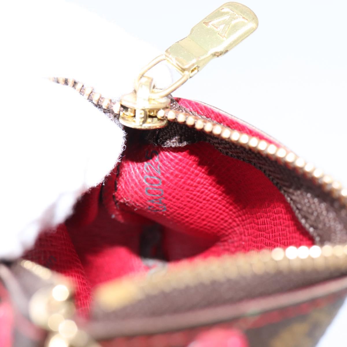 LOUIS VUITTON Monogram Cherry Pochette Cles Coin Purse M95042 LV Auth BA15824V