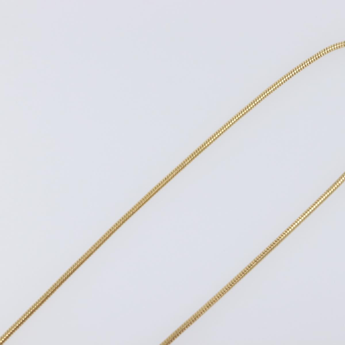 Christian Dior Necklace metal Gold Auth BA15830M