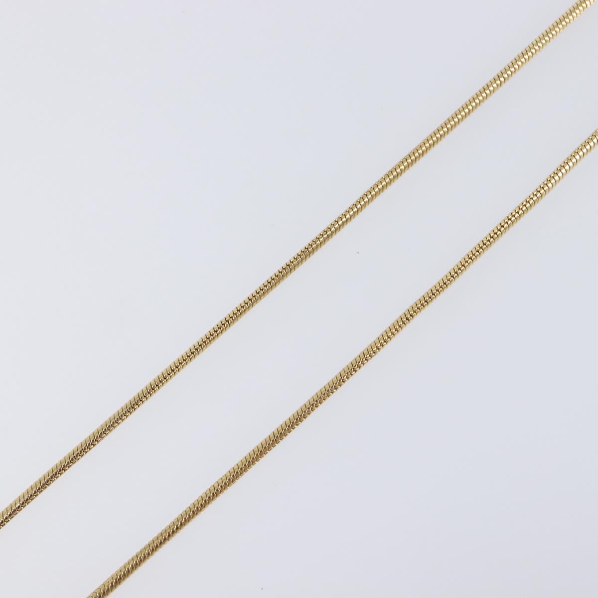 Christian Dior Necklace metal Gold Auth BA15830M