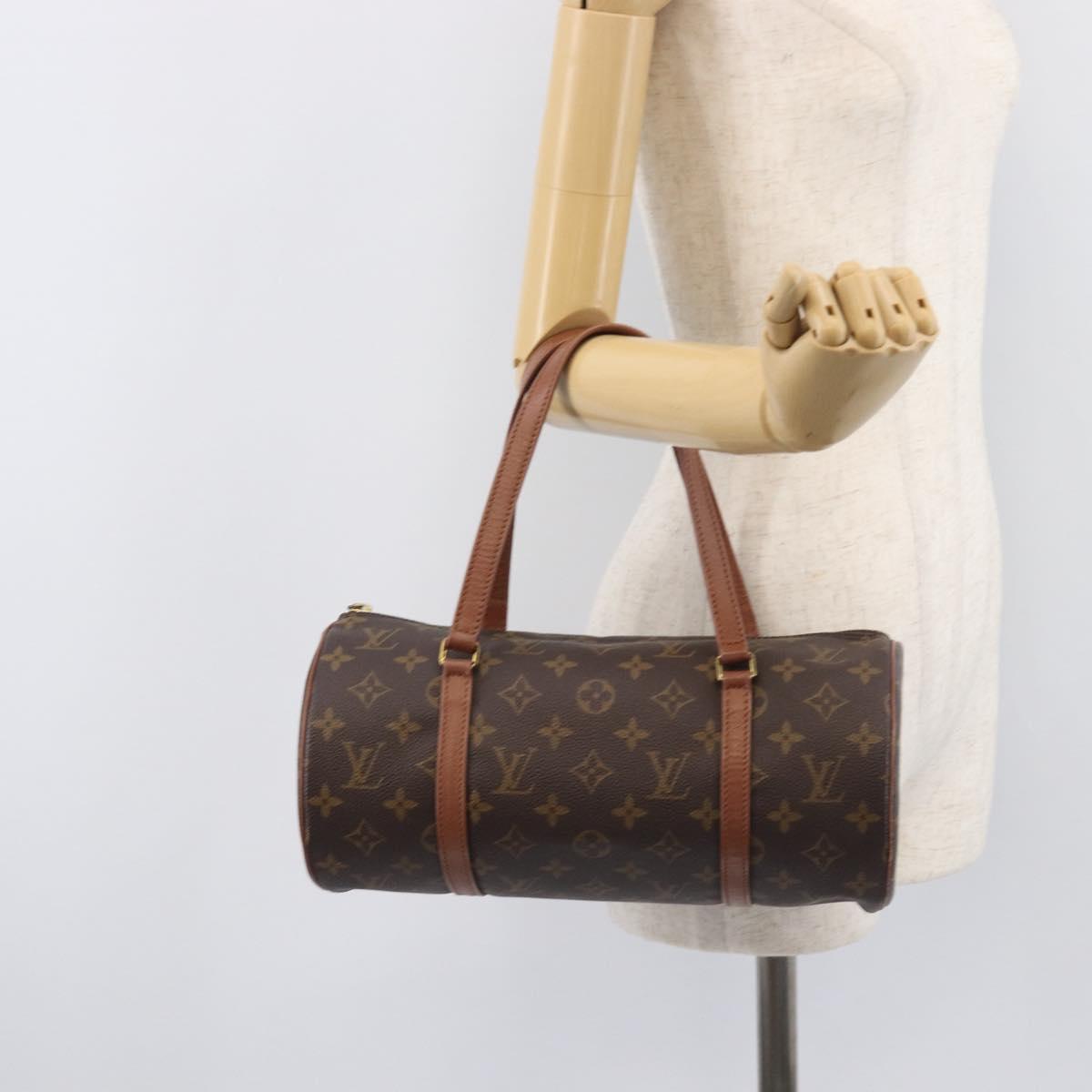 LOUIS VUITTON Monogram Papillon 30 Hand Bag Vintage M51365 LV Auth BA15840A