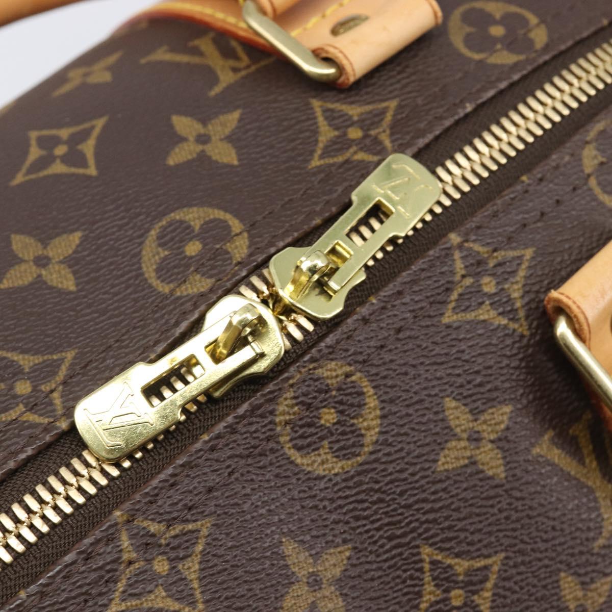 LOUIS VUITTON Monogram Keepall Bandouliere 45 Boston Bag M41418 LV Auth BA15849A