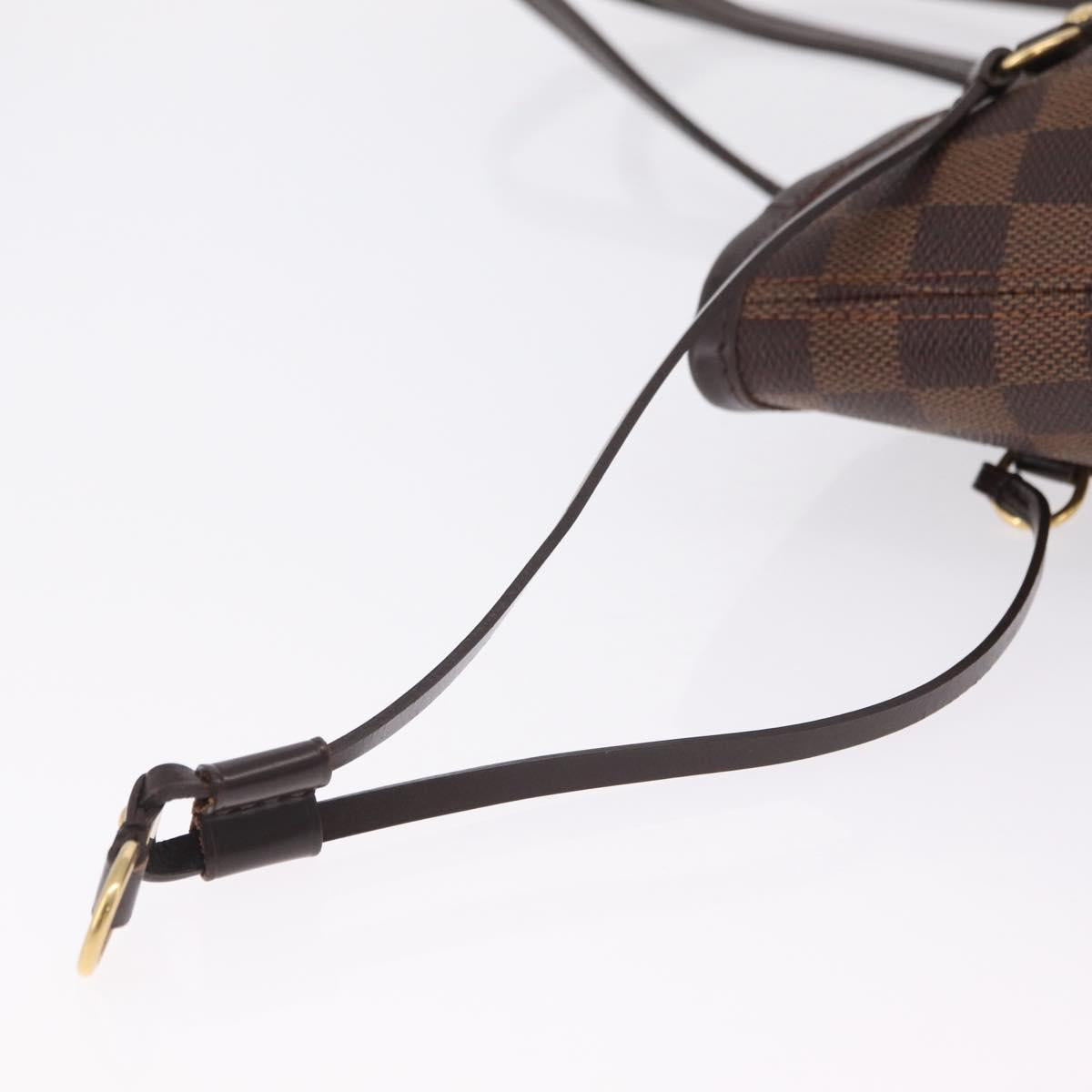 LOUIS VUITTON Damier Ebene Neverfull MM Tote Bag N51105 LV Auth BA15878V