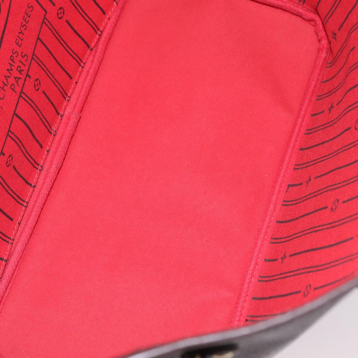LOUIS VUITTON Damier Ebene Neverfull MM Tote Bag N51105 LV Auth BA15878V