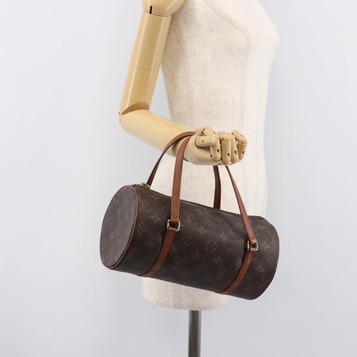 LOUIS VUITTON Monogram Papillon 26 Hand Bag M51386 LV Auth BA15902V