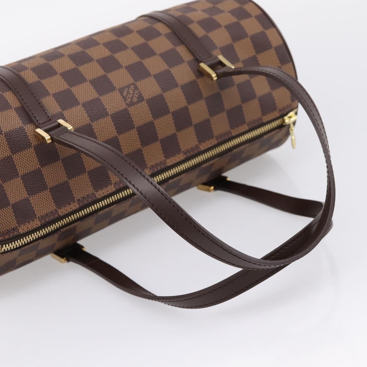 LOUIS VUITTON Damier Ebene Papillon 30 Hand Bag N51303 LV Auth BA15903V