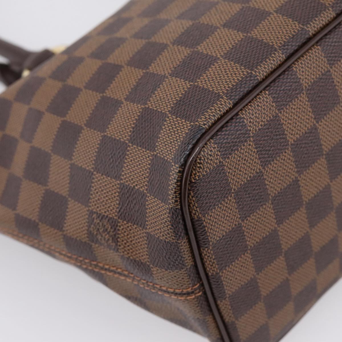 LOUIS VUITTON Damier Ebene Saleya PM Tote Bag N51183 LV Auth BA15905V