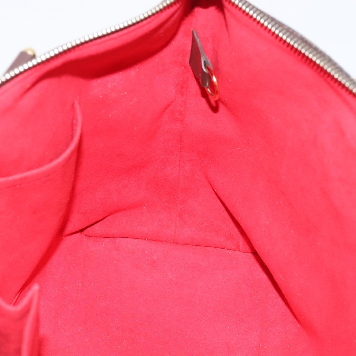 LOUIS VUITTON Damier Ebene Saleya PM Tote Bag N51183 LV Auth BA15905V