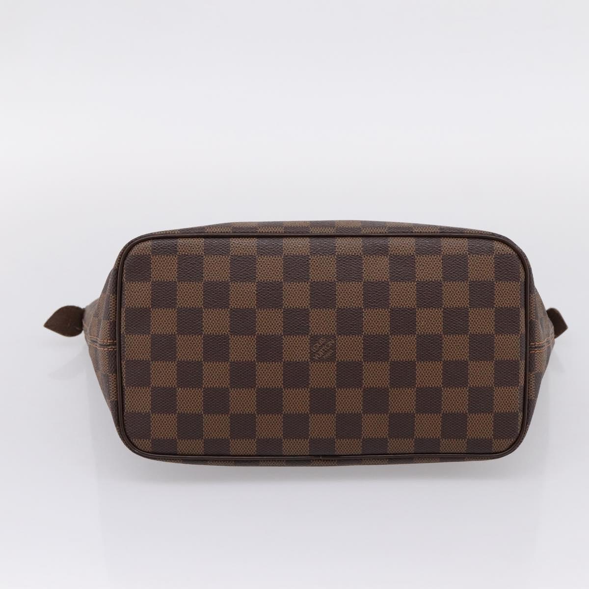 LOUIS VUITTON Damier Ebene Saleya PM Tote Bag N51183 LV Auth BA15905V