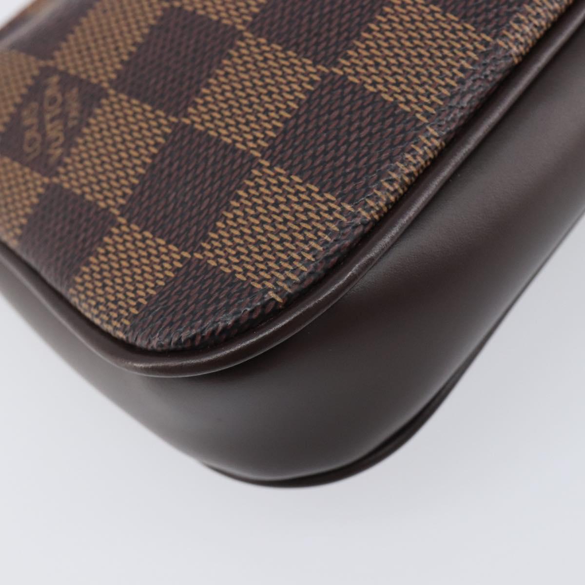 LOUIS VUITTON Damier Ebene Navona Accessory Pouch N51983 LV Auth BA15906V