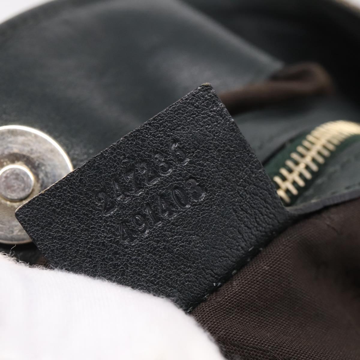 GUCCI GG Canvas Hand Bag 2way Gold Beige 247286 Auth BA15907V