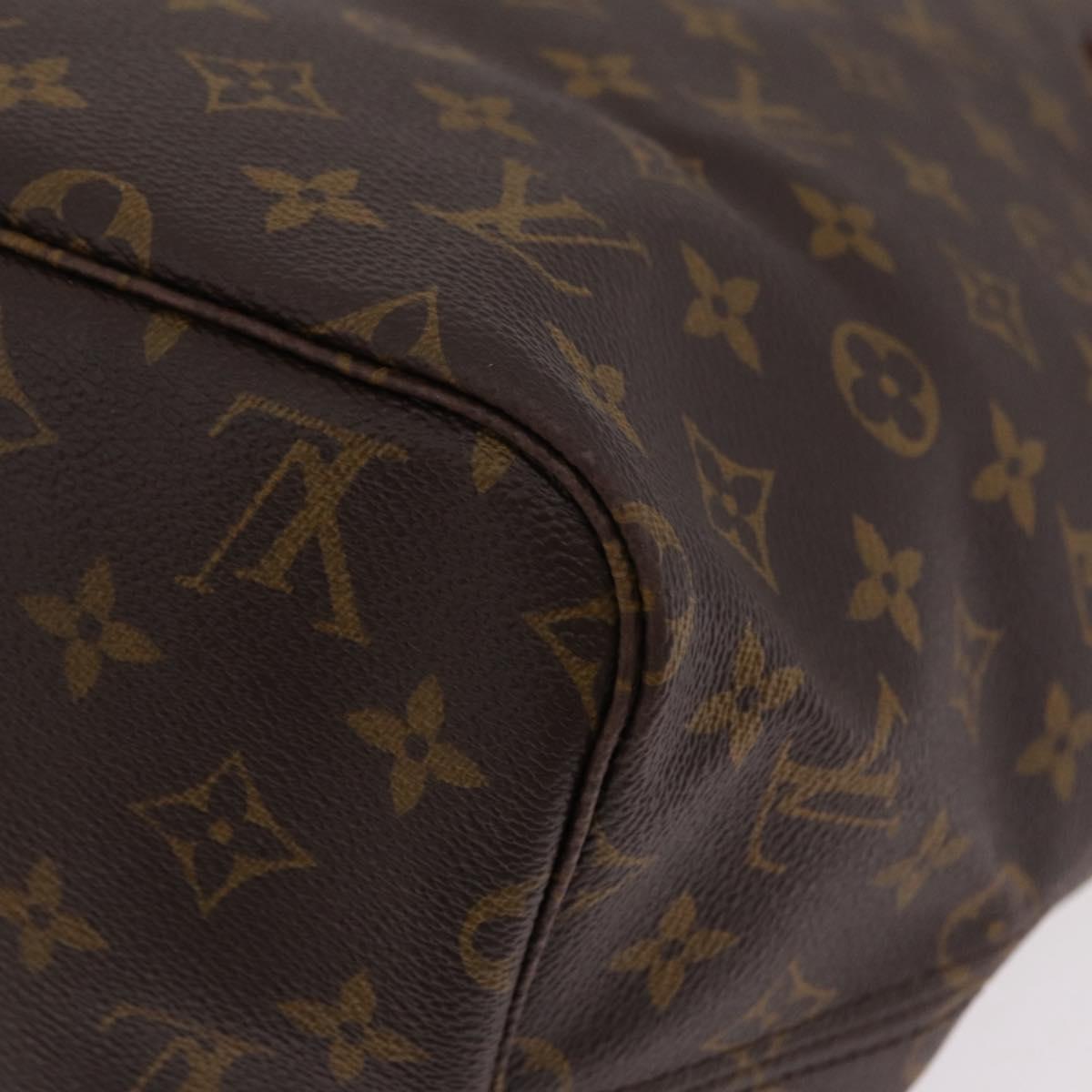 LOUIS VUITTON Monogram Neverfull GM Tote Bag M40157 LV Auth BA15950SAM
