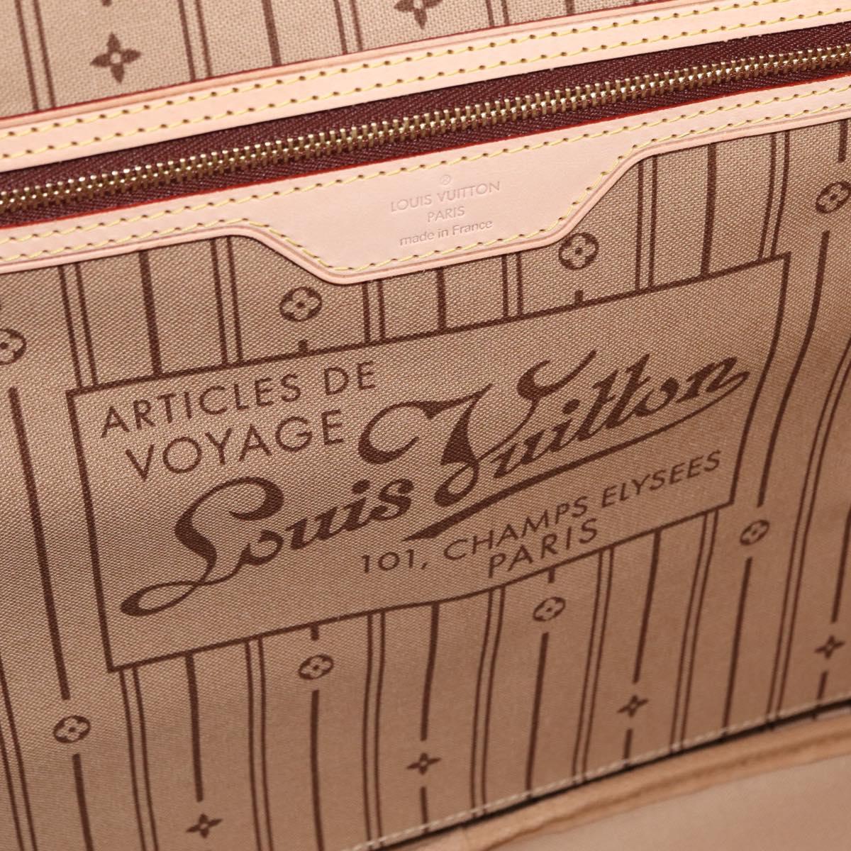 LOUIS VUITTON Monogram Neverfull GM Tote Bag M40157 LV Auth BA15950SAM