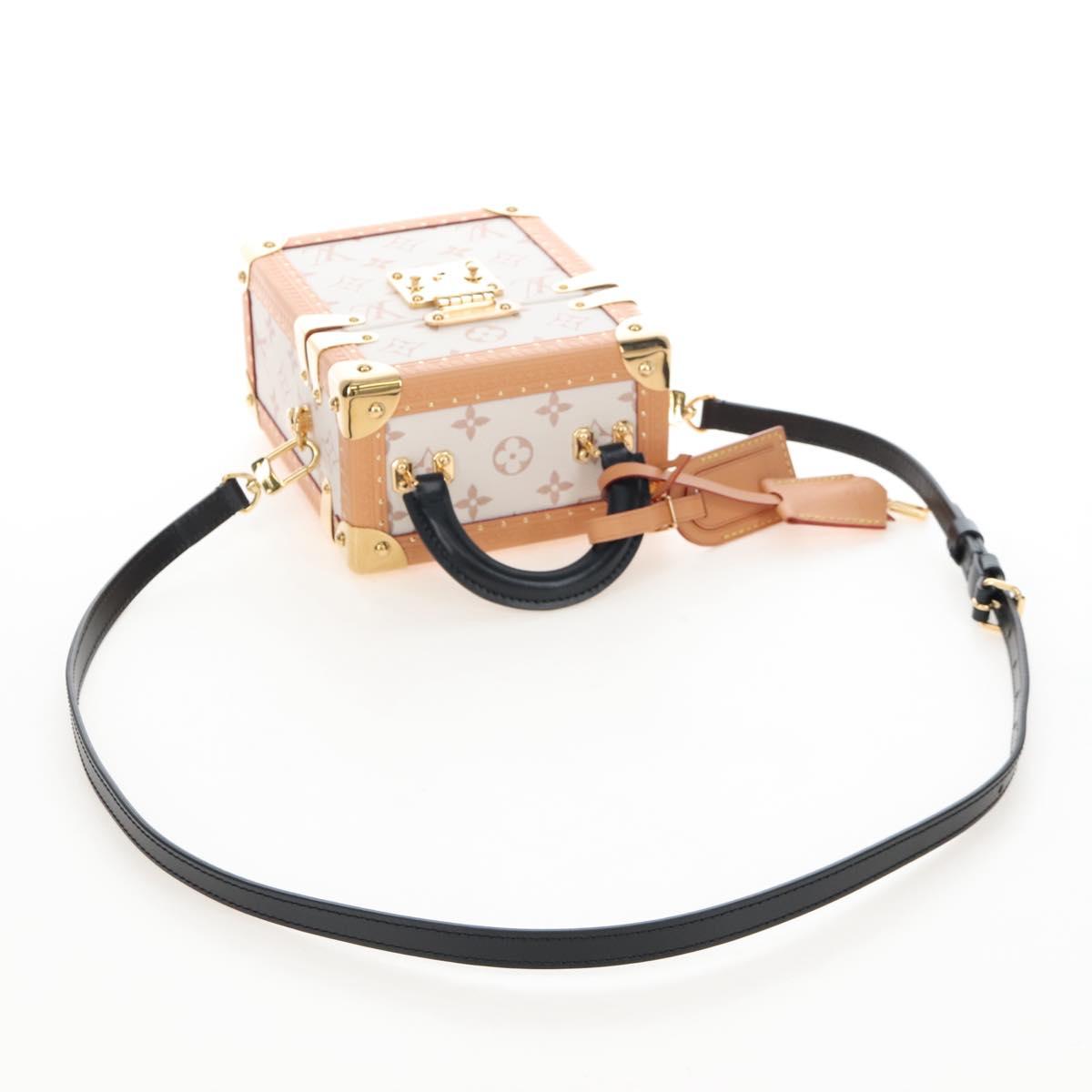 LOUIS VUITTON Monogram Camera Box Shoulder Bag White M10329 LV Auth BA15953SM
