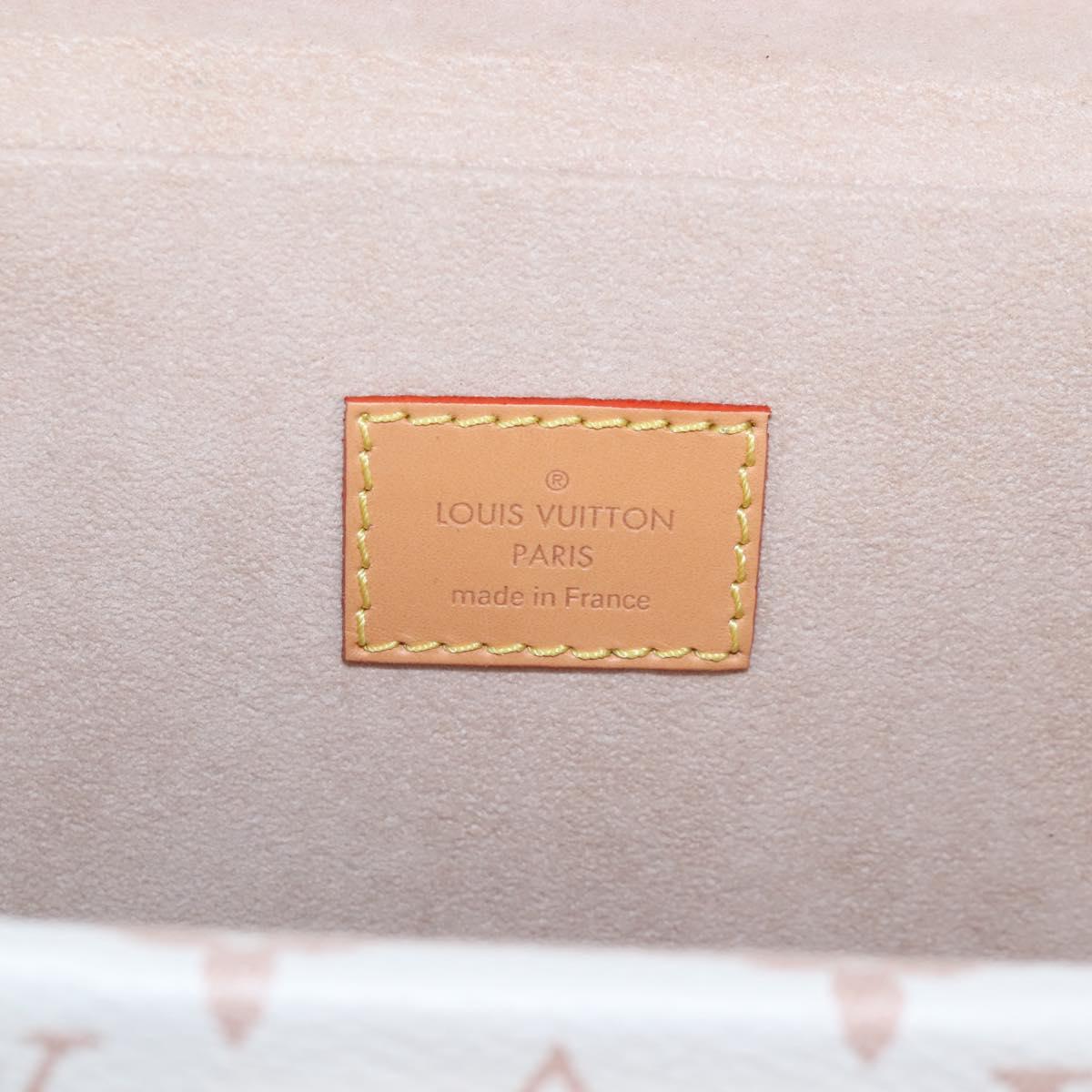 LOUIS VUITTON Monogram Camera Box Shoulder Bag White M10329 LV Auth BA15953SM