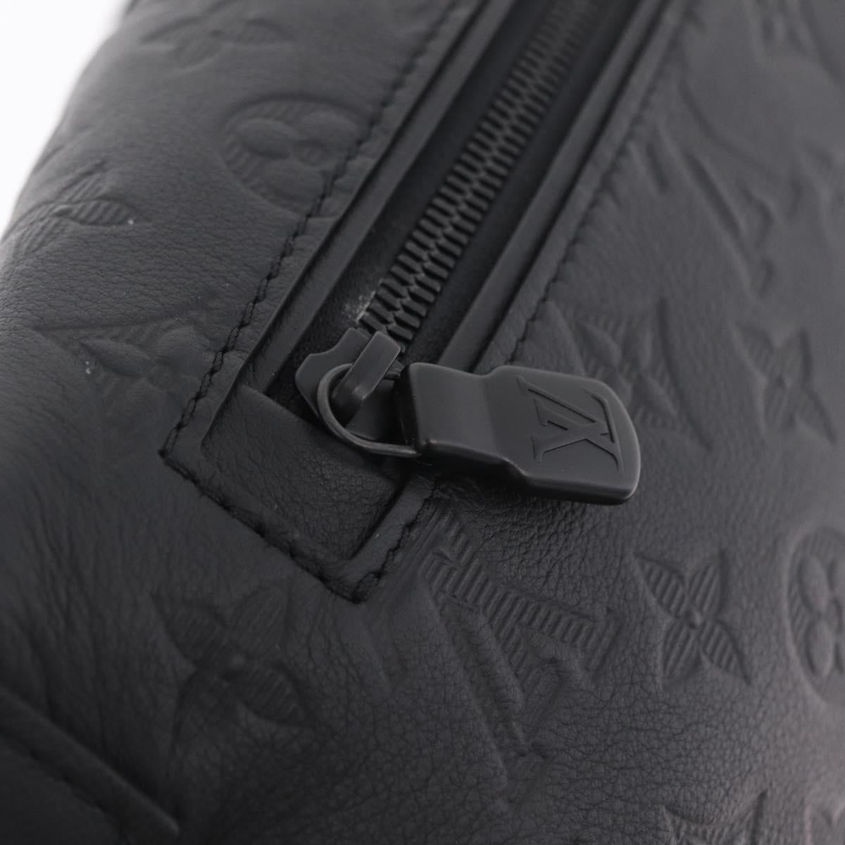LOUIS VUITTON Monogram Shadow Discovery Bum Bag Black M44388 LV Auth BA15954M