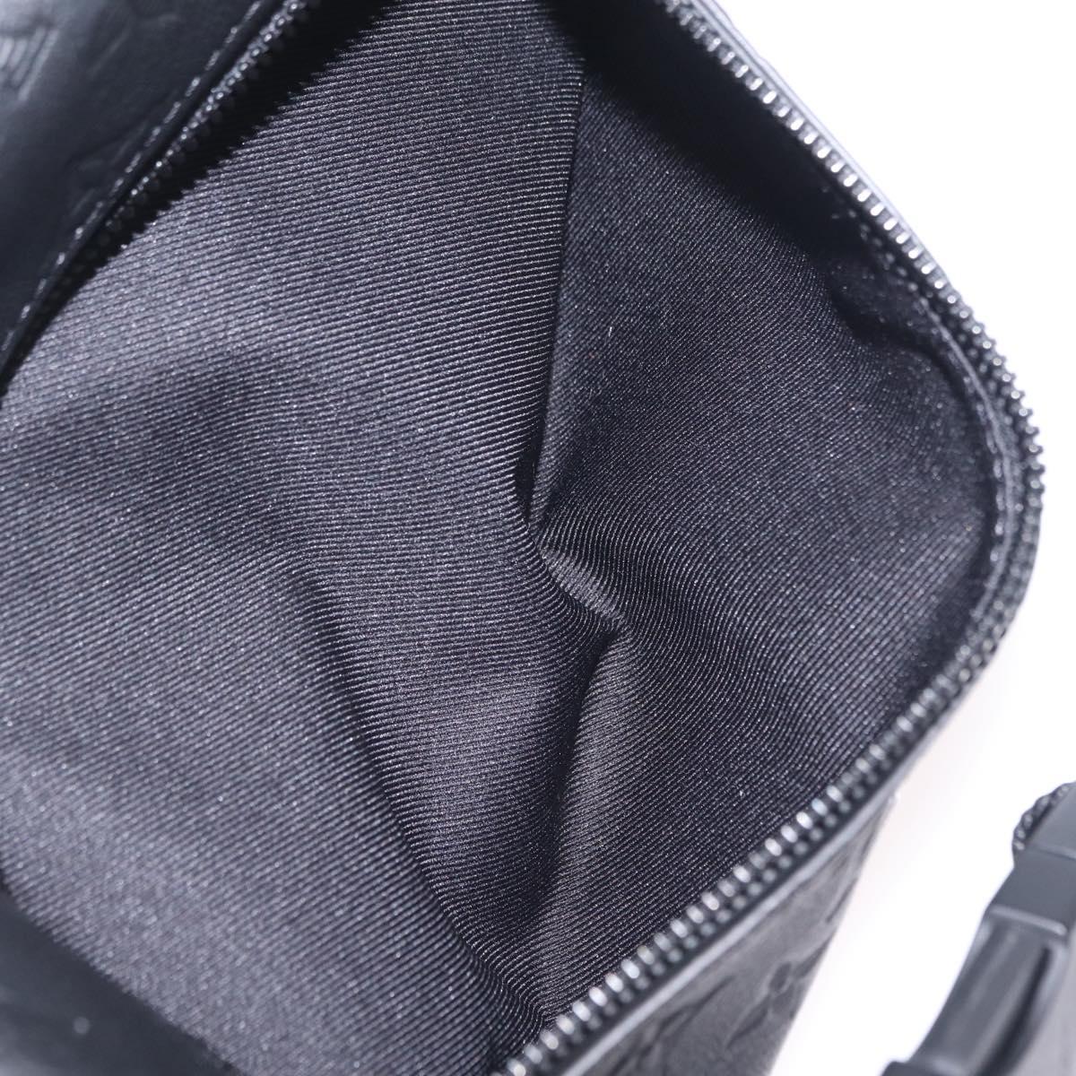 LOUIS VUITTON Monogram Shadow Discovery Bum Bag Black M44388 LV Auth BA15954M