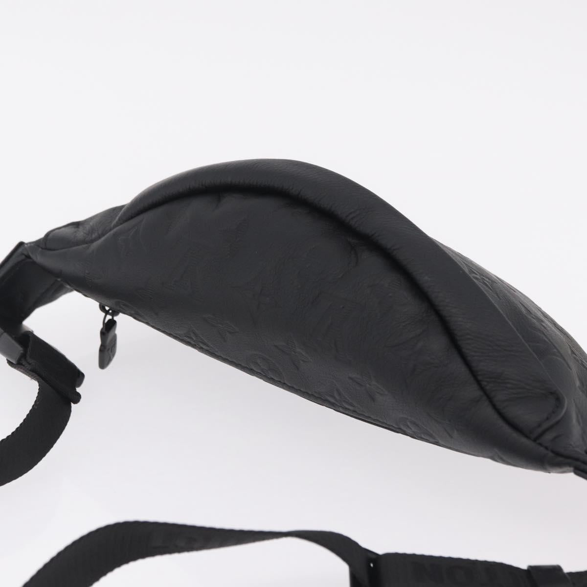 LOUIS VUITTON Monogram Shadow Discovery Bum Bag Black M44388 LV Auth BA15954M