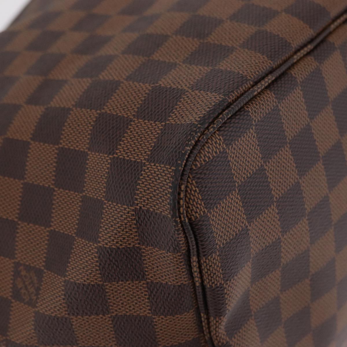 LOUIS VUITTON Damier Ebene Neverfull GM Tote Bag N51106 LV Auth BA15955V
