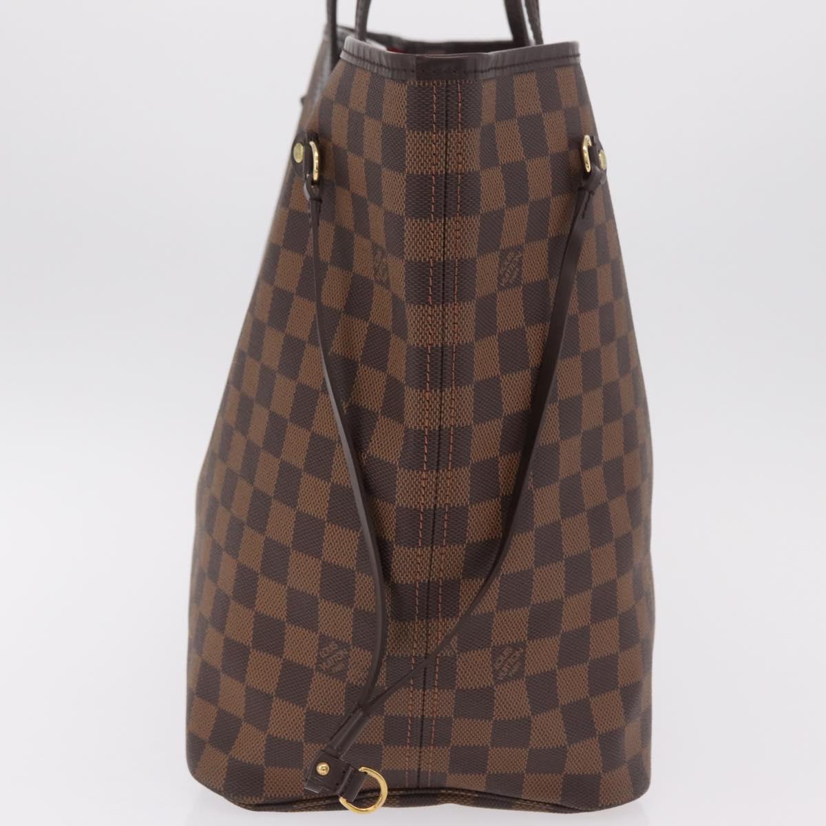 LOUIS VUITTON Damier Ebene Neverfull GM Tote Bag N51106 LV Auth BA15955V