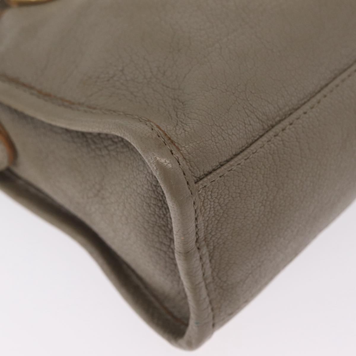 Balenciaga Classic Metal Edge Mini City Bag 2way Beige 390160 Auth BA15968M