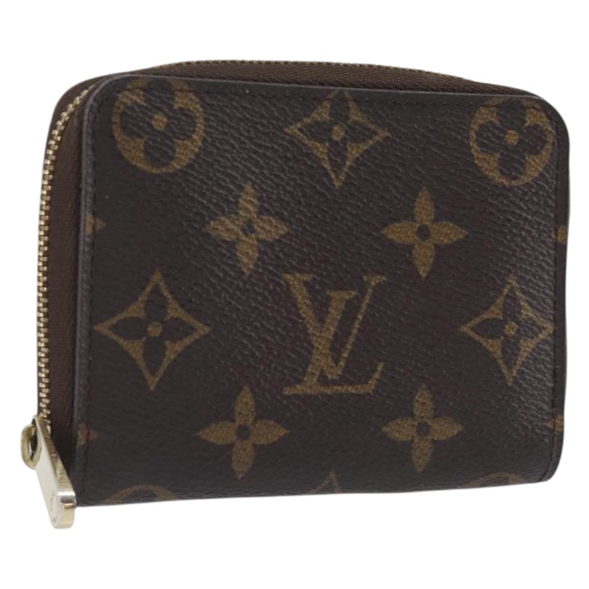LOUIS VUITTON Monogram Zippy Coin Purse M60067 LV Auth BA15995