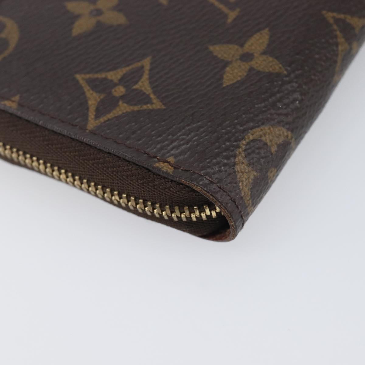 LOUIS VUITTON Monogram Zippy Coin Purse M60067 LV Auth BA15995