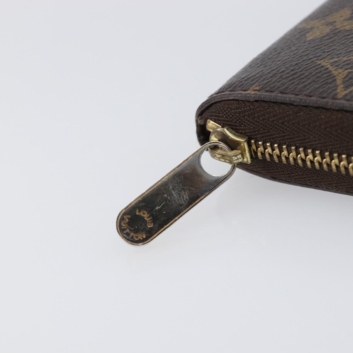 LOUIS VUITTON Monogram Zippy Coin Purse M60067 LV Auth BA15995
