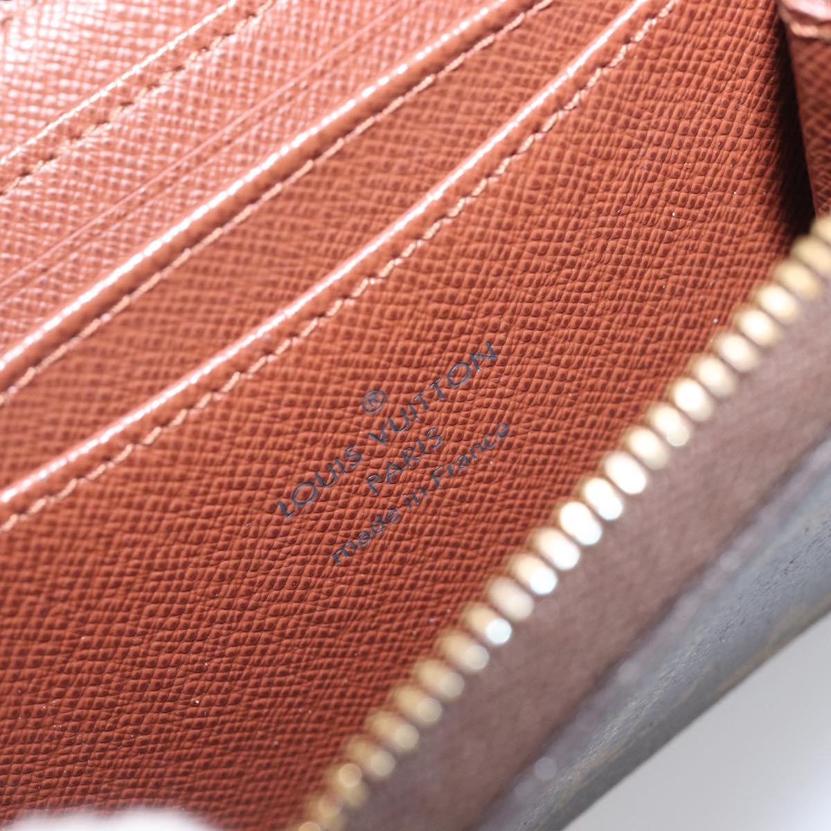 LOUIS VUITTON Monogram Zippy Coin Purse M60067 LV Auth BA15995
