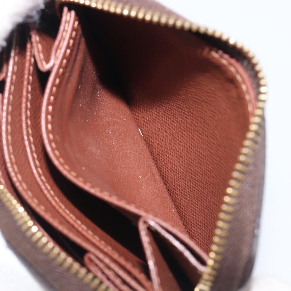 LOUIS VUITTON Monogram Zippy Coin Purse M60067 LV Auth BA15995