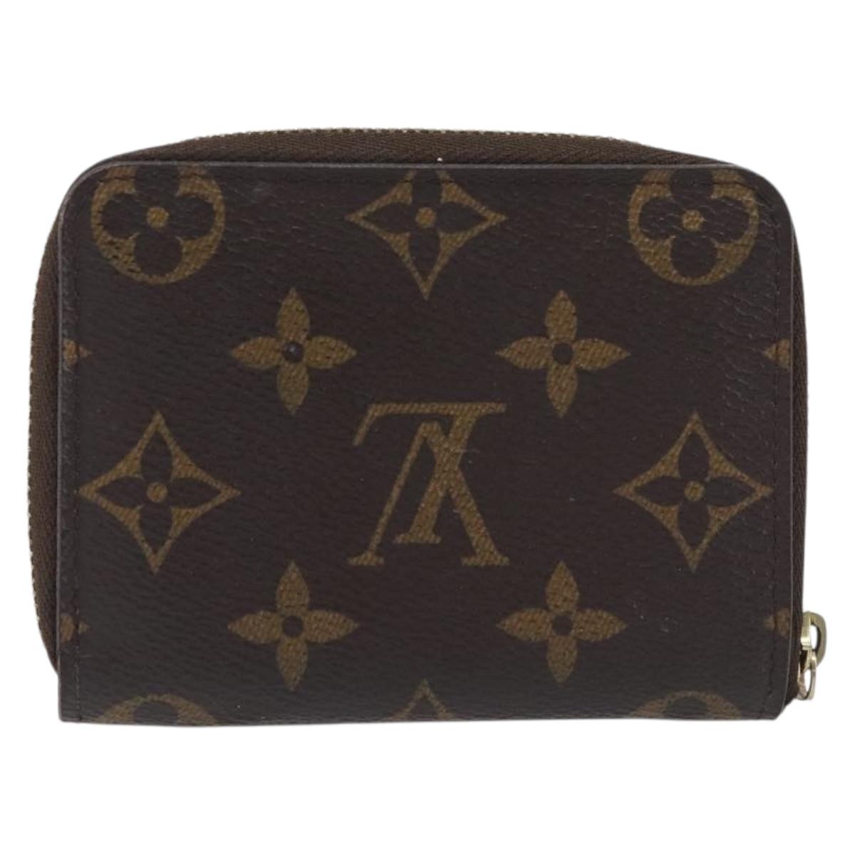 LOUIS VUITTON Monogram Zippy Coin Purse M60067 LV Auth BA15995