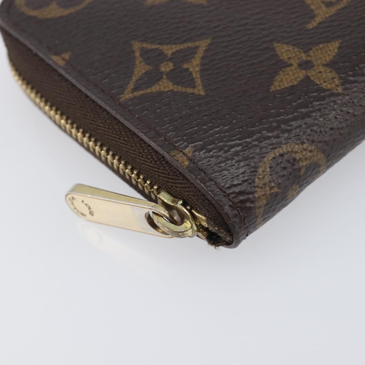LOUIS VUITTON Monogram Zippy Coin Purse M60067 LV Auth BA15995