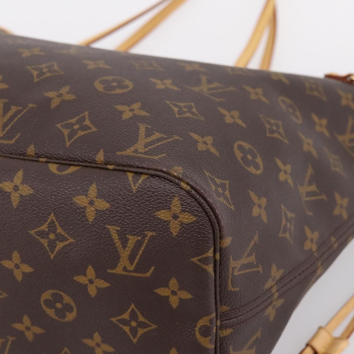 LOUIS VUITTON Monogram Neverfull MM Tote Bag M40156 LV Auth BA15996V